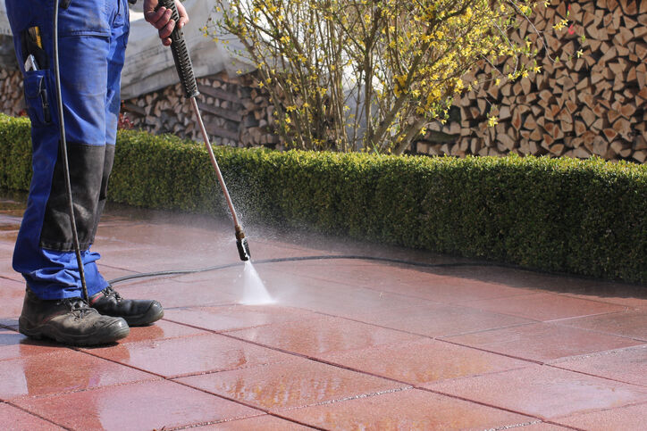 Pressure washing by A&A Contracting Services Inc