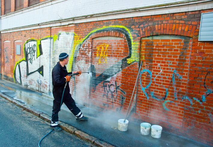 Graffiti Removal by A&A Contracting Services Inc 